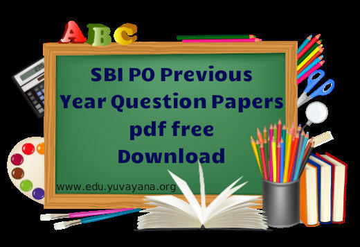 sbi po previous year question paper pdf free download | Yuvayana