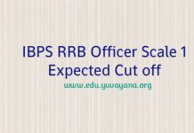 IBPS RRB Officer Scale 1 expected Cut off for IBPS RRB 2015 IBPS RRB Officer Scale 1 expected Cut off