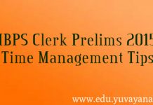 IBPS Clerk Pre 2015 Time management tips and Tricks Time management tips for IBPS Clerk Pre 2015