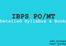IBPS PO Detailed Syllabus and Books : IBPS PO Preparation IBPS-Po-syllabus-and-books-